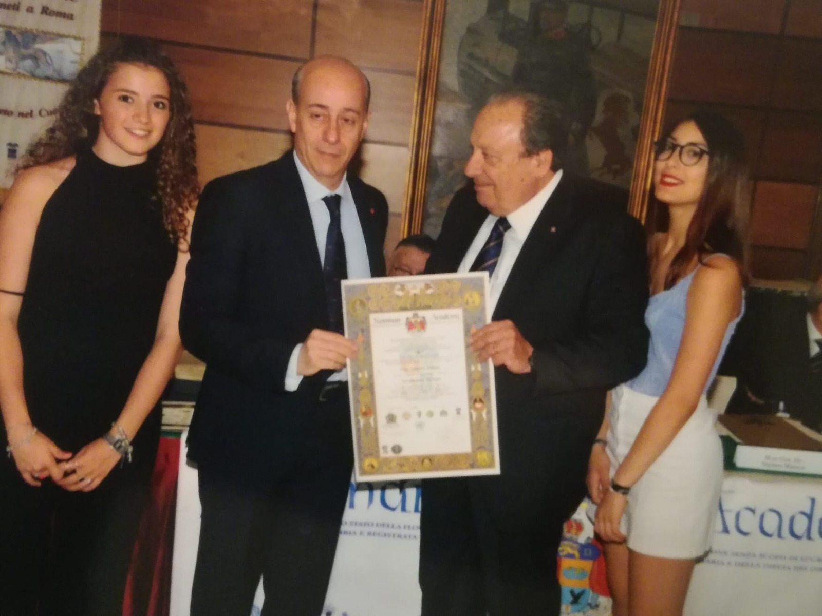 Nomina di Accademico d'Onore alla Norman Academy
