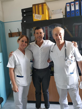 Dott. Roberto Iuliano con collaboratori